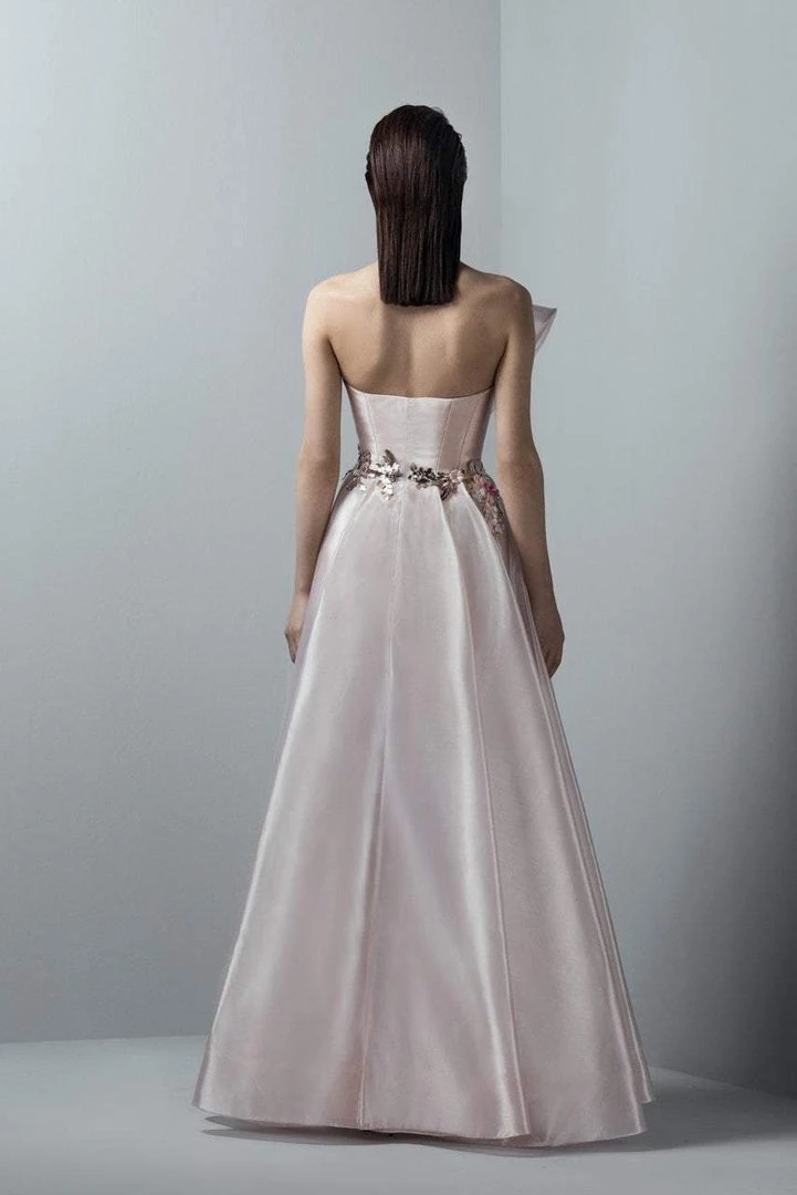 Formal Gowns Saiid Kobeisy - 3365 Strapless Straight Across A-line Dress 4 Formal Gowns Saiid Kobeisy - 3365 Strapless Straight Across A-line Dress