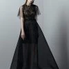 Saiid Kobeisy - 3373 Lace Jewel Tulle A-line Dress Formal Gowns