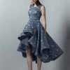 Cocktail Dresses Saiid Kobeisy - 3394 Sleeveless Textured High Low Gown 1 Cocktail Dresses Saiid Kobeisy - 3394 Sleeveless Textured High Low Gown