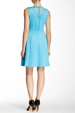 Sharagano - HW5S156G3 Sleeveless Jewel A-line Dress 6 Sharagano - HW5S156G3 Sleeveless Jewel A-line Dress