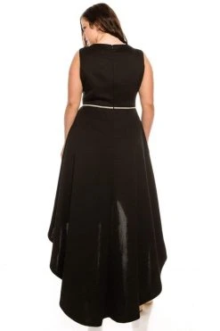 Shelby Nites - N281 Sleeveless Scoop Neck High Low Dress