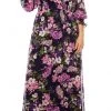 Shelby & Palmer - M567 Ruffled V-Neck A-Line Dress Plus Size Dresses 2 Shelby & Palmer - M567 Ruffled V-Neck A-Line Dress Plus Size Dresses