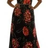 SLNY - 9471488 Floral Bateau Evening Dress 1 SLNY - 9471488 Floral Bateau Evening Dress