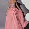 Studio 17 - 12452 Sparkling Strapless Sweetheart Chiffon Long Gown Formal Gowns