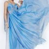 Studio 17 - 12500 Finely-Ruched Empire Iridescent Chiffon A-Line Gown 2 Studio 17 - 12500 Finely-Ruched Empire Iridescent Chiffon A-Line Gown