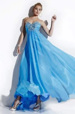 Studio 17 - 12508 Strapless Sparkling Sweetheart Empire Long Gown