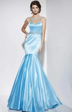 Formal Gowns Studio 17 - 12542 Illusion Bateau Mermaid Dress