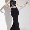 Studio 17 - 12577 Two Piece High Neck Trumpet Gown