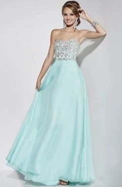 Studio 17 - 12578 Embellished Strapless Chiffon Gown 9 Studio 17 - 12578 Embellished Strapless Chiffon Gown
