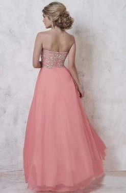 Studio 17 - 12578 Embellished Strapless Chiffon Gown