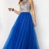 Studio 17 - 12667 Illusion Jewel Crystal Festooned Tulle Gown 1 Studio 17 - 12667 Illusion Jewel Crystal Festooned Tulle Gown