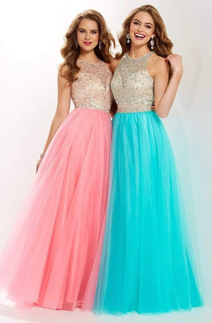 Studio 17 - 12667 Illusion Jewel Crystal Festooned Tulle Gown 6 Studio 17 - 12667 Illusion Jewel Crystal Festooned Tulle Gown