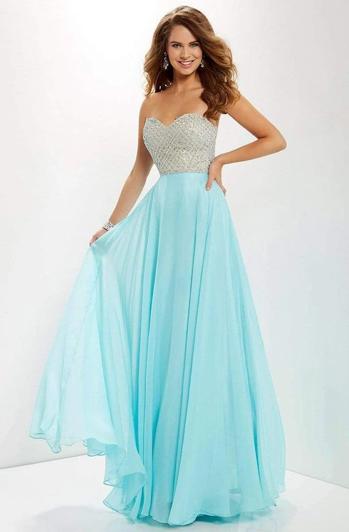Formal Gowns Studio 17 - 12670 Rhinestone Accented Chiffon A-line Dress 3 Formal Gowns Studio 17 - 12670 Rhinestone Accented Chiffon A-line Dress