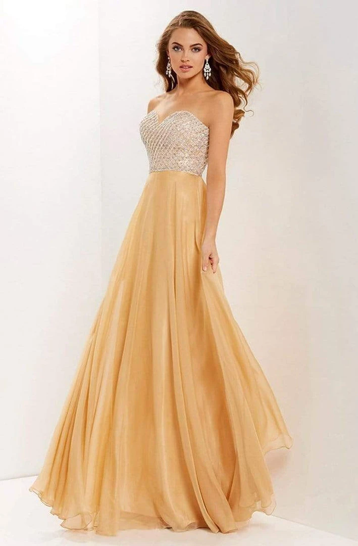 Formal Gowns Studio 17 - 12670 Rhinestone Accented Chiffon A-line Dress 5 Formal Gowns Studio 17 - 12670 Rhinestone Accented Chiffon A-line Dress