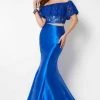 Studio 17 - 12690 Two Piece Lace Off-Shoulder Ruffle Mermaid Gown Formal Gowns 1 Studio 17 - 12690 Two Piece Lace Off-Shoulder Ruffle Mermaid Gown Formal Gowns