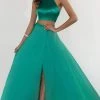 Studio 17 - 12705 Two-Piece Halter Croptop A-Line Gown Formal Gowns 2 Studio 17 - 12705 Two-Piece Halter Croptop A-Line Gown Formal Gowns