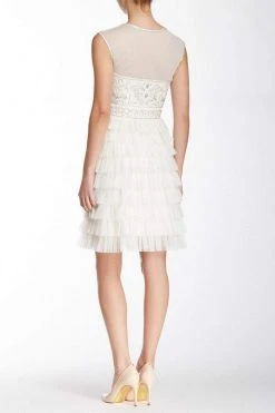 Sue Wong - Beaded Layered Ruffle Short Dress W4230S