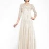 Sue Wong - Embroidered Bateau A-Line Dress W5300 1 Sue Wong - Embroidered Bateau A-Line Dress W5300