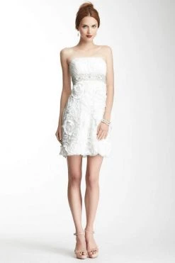 Cocktail Dresses Sue Wong - Floral Applique Cocktail Dress Z139