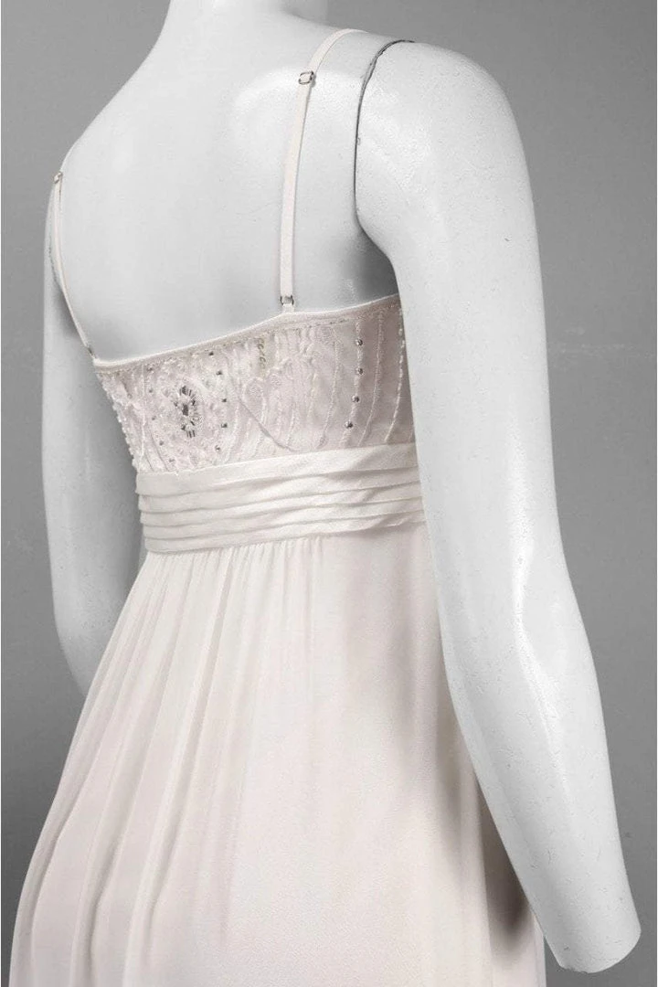 Sue Wong - N4170 Spaghetti Straps Embellished A-line Gown 4 Sue Wong - N4170 Spaghetti Straps Embellished A-line Gown