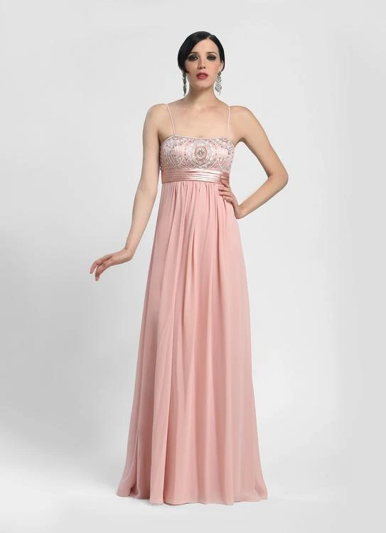 Sue Wong - N4170 Spaghetti Straps Embellished A-line Gown 3 Sue Wong - N4170 Spaghetti Straps Embellished A-line Gown