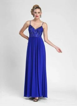 Formal Gowns Sue Wong - Sleeveless Embellished A Line Gown N3402
