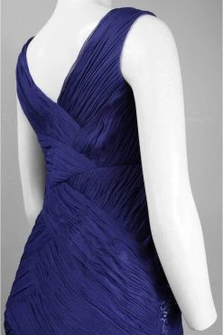 Cocktail Dresses Sue Wong - Sleeveless V-Neck Ruched Chiffon Dress N4318 7 Cocktail Dresses Sue Wong - Sleeveless V-Neck Ruched Chiffon Dress N4318