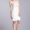 Cocktail Dresses Sue Wong - Strapless Embroidered Cocktail Dress N1216
