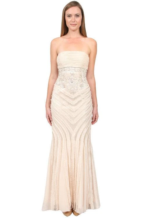 Sue Wong - Strapless Ruffle Trim Mermaid Gown N0230 3 Sue Wong - Strapless Ruffle Trim Mermaid Gown N0230