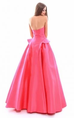 Tarik Ediz - 50325 Strapless Fitted Folded Ballgown