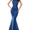 Tarik Ediz - 50445 Embellished Halter Mermaid Dress With Train