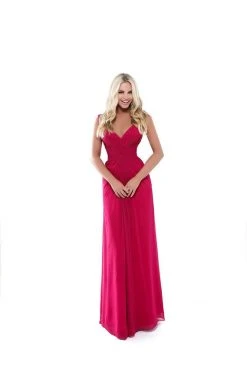 Tarik Ediz - 50486 Plunging V-Neck Twisted Front Chiffon Gown Formal Gowns