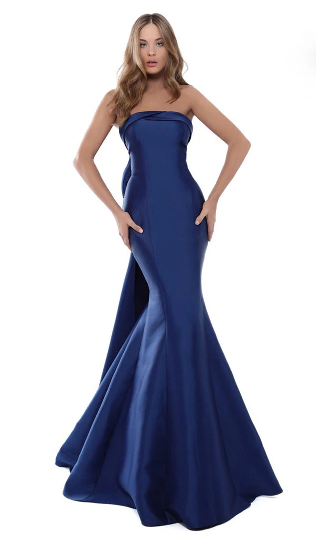 Tarik Ediz - 50505 Strapless Taffeta Mermaid Gown With Train 3 Tarik Ediz - 50505 Strapless Taffeta Mermaid Gown With Train