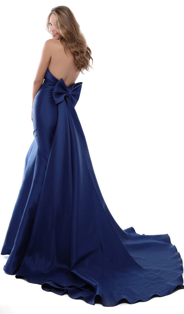 Tarik Ediz - 50505 Strapless Taffeta Mermaid Gown With Train 4 Tarik Ediz - 50505 Strapless Taffeta Mermaid Gown With Train