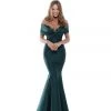 Formal Gowns Tarik Ediz - 50536 Scalloped Bustier Off Shoulder Mermaid Gown 2 Formal Gowns Tarik Ediz - 50536 Scalloped Bustier Off Shoulder Mermaid Gown