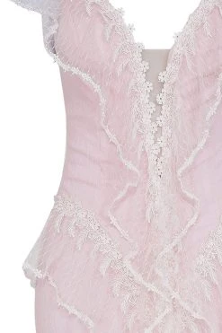 Formal Gowns Tarik Ediz - 50629 Drape Ruffle Net Tulle High Slit Prom Dress 19 Formal Gowns Tarik Ediz - 50629 Drape Ruffle Net Tulle High Slit Prom Dress