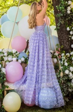 Tarik Ediz - 50644 Embellished Mermaid Gown With Detachable Overskirt