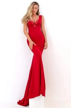 Tarik Ediz - 50684 Lace Bustier Long Mermaid Gown Formal Gowns
