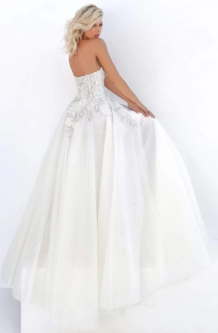 Tarik Ediz - 50714 Corset Boned Floral Appliqued Long Gown 7 Tarik Ediz - 50714 Corset Boned Floral Appliqued Long Gown