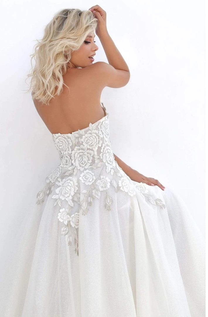 Tarik Ediz - 50714 Corset Boned Floral Appliqued Long Gown 9 Tarik Ediz - 50714 Corset Boned Floral Appliqued Long Gown