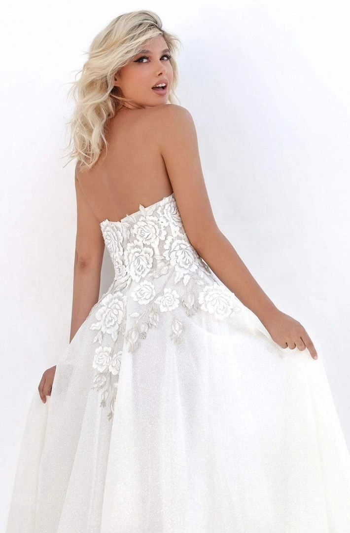 Tarik Ediz - 50714 Corset Boned Floral Appliqued Long Gown 8 Tarik Ediz - 50714 Corset Boned Floral Appliqued Long Gown