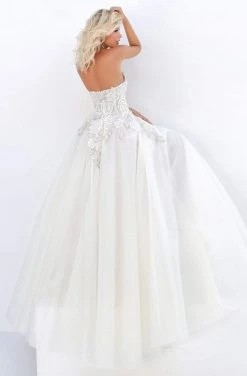 Tarik Ediz - 50714 Corset Boned Floral Appliqued Long Gown 12 Tarik Ediz - 50714 Corset Boned Floral Appliqued Long Gown