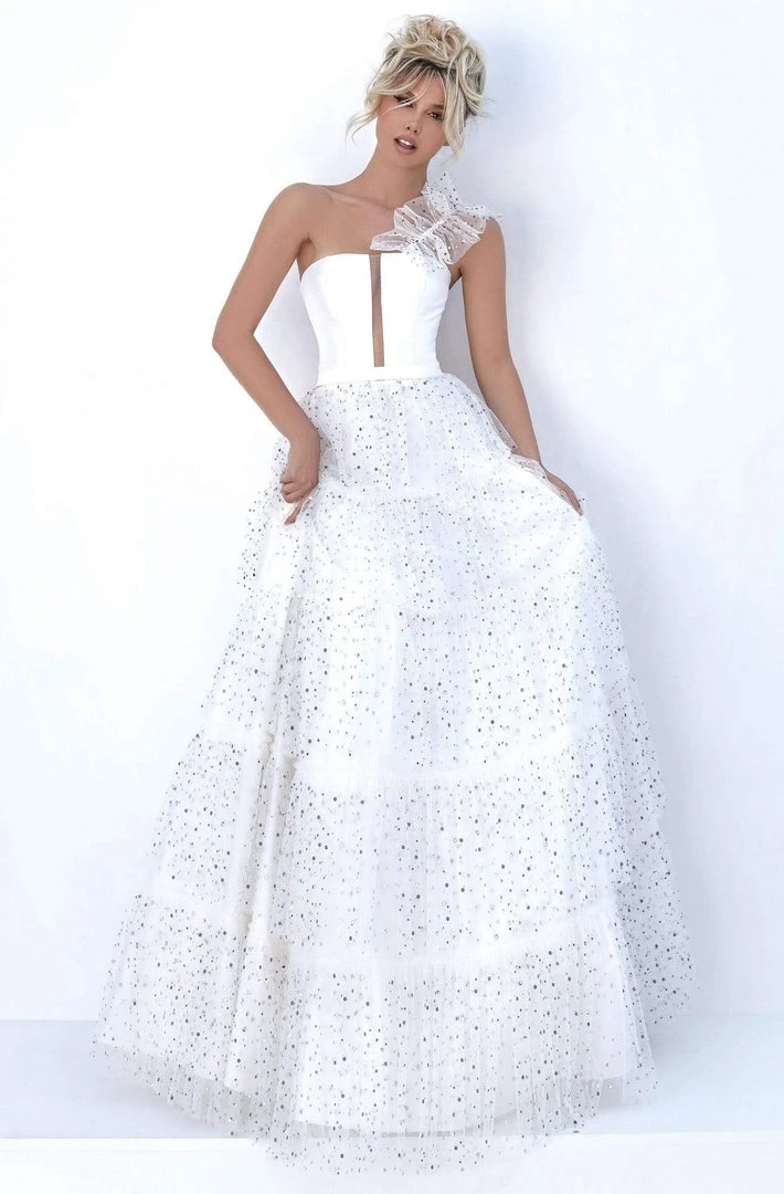 Tarik Ediz - 50754 Sleeveless One Shoulder A-line Dress 3 Tarik Ediz - 50754 Sleeveless One Shoulder A-line Dress