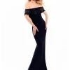 Tarik Ediz - 93308 Lace Off-Shoulder Trumpet Dress
