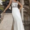 Tarik Ediz - 93906 Square Embellished Sheath Dress Formal Gowns 2 Tarik Ediz - 93906 Square Embellished Sheath Dress Formal Gowns