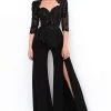 Plus Size Dresses Tarik Ediz - 93950 Embroidered Sweetheart Pantsuit 2 Plus Size Dresses Tarik Ediz - 93950 Embroidered Sweetheart Pantsuit