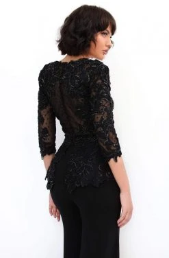 Plus Size Dresses Tarik Ediz - 93950 Embroidered Sweetheart Pantsuit 10 Plus Size Dresses Tarik Ediz - 93950 Embroidered Sweetheart Pantsuit