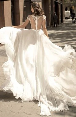 Tarik Ediz - 93962 Illusion Lace A-Line Dress