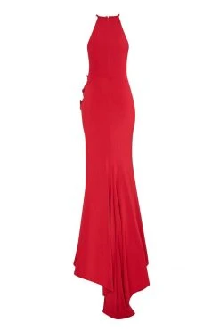 Formal Gowns Tarik Ediz - Beaded Halter Neck Dress 50025 15 Formal Gowns Tarik Ediz - Beaded Halter Neck Dress 50025