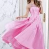 Formal Gowns Tarik Ediz - Beaded Jewel Neck A-line Dress 50012